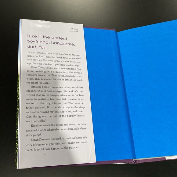 The Moon and More by Sarah Dessen - Hardcover Novel - Picture 5 of 12